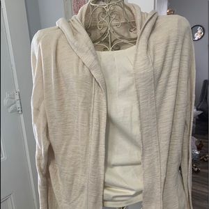 Hooded cardigan